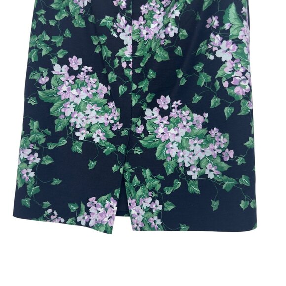 Talbots The Oprah Magazine Collection Floral Print Skirt SZ10 Business Casual - Picture 12 of 12